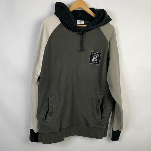 Teddy Fresh H3H3 Pullover Hoodie Sweater Colorblock Mens XL - Picture 1 of 5